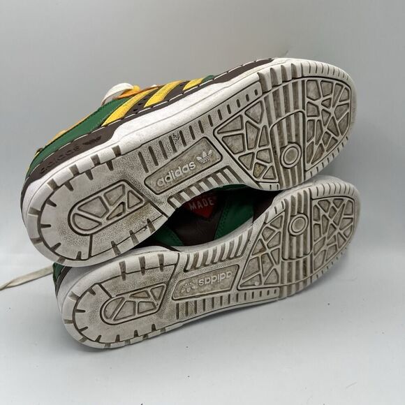 Adidas Originals Rivalry Human Made Men's Size 5.5 Leather MultiColor Sneakers - Picture 8 of 12